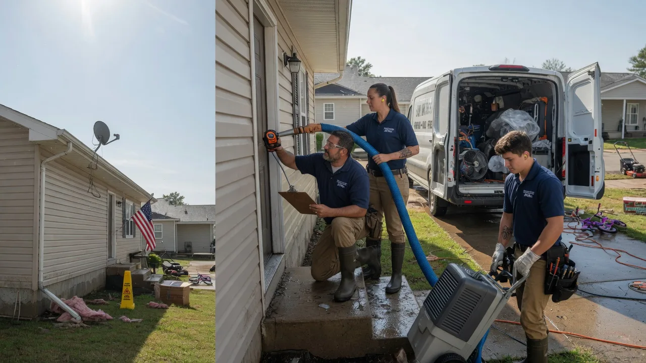 Ceiling Water Damage Restoration in Ridgeville, IN near me